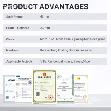 Aluminum Alloy Foldable Door